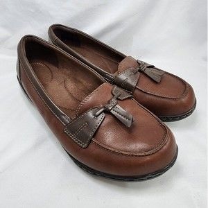 Clarks Ultimate Comfort Collection Womens Ashland Bubble Brown Loafers Size 11XW
